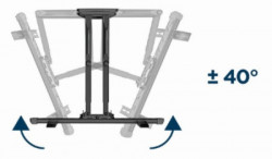 Gembird WM-58ST-01 rotate/tilt VESA max. 40x40cm 32-58 max.36kg - Img 4