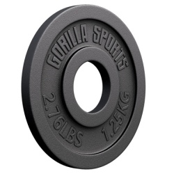 Gorilla Sports Olimpijski tegovi od livenog gvožđa 50/51 mm ( 101187-00002-0005 )