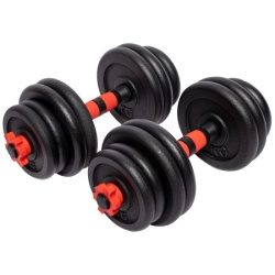 Gorilla Sports Set od 2 podesive bučice od livenog gvožđa 25 mm (30 kg) ( 101186-00002-0032 )