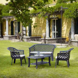 Green Bay baštenski set - sto + 2 stolice + dvosed - zeleni veranda ( 031481 ) - Img 2