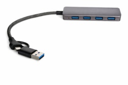 Halnziye TIP C+ USB na Hub 4xUSB 3.0 ( 898 )
