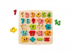Hape drvena igračka slagalica brojevi ( E1550 ) - Img 2