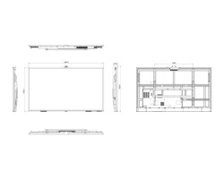 Hisense 86 inča 86WM6FE 4K UHD LED 400 nita Interactive Display sa kamerom