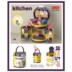 Hk mini kuhinjski okrugli kofer za igru ( A097734 )