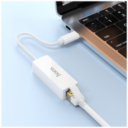 Hoco ua22 type c adapter usb type c na lan (100 mbps)  - Img 2