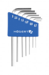Hogert set imbus preciznih ključeva 7 kom ( HT1W800 )
