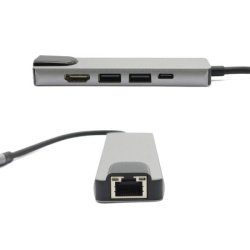 Hub type-c na hdmi type c 2xusb3.0 lan (5 u 1) ( HUB77 )-4