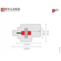 Hy-Land EN 1176 javno igralište Jungle Gym - Projekat 7 sa ljuljaškama - Img 2