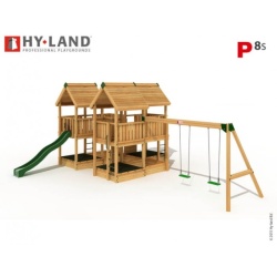 Hy-Land EN 1176 javno igralište Jungle Gym - Projekat 8 sa ljuljaškama - Img 2