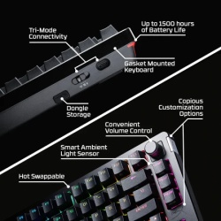 HyperX Alloy Rise 75 Wireless - Gaming Keyboard ( 91Y91AA ) -5