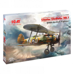 ICM Model Kit Aircraft - Gloster Gladiator Mk.I WWII British Fighter 1:32 ( 060952 )