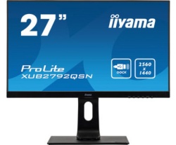 Iiyama 27" ips-panel, 2560x1440, usb-c dock ( XUB2797QSNP-B1 ) -1