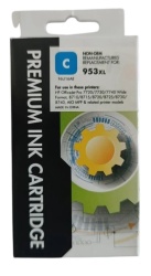 Inkjet compatible za HP f6u616ae(#953xl)/cy/scc cyan