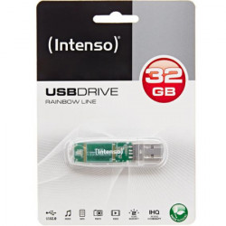 Intenso USB flash drive 32GB Hi-Speed USB 2.0 rainbow line transp. - USB2.0-32GB/rainbow - Img 2