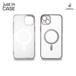 Just in case 2u1 extra case mag mix paket srebrni za iPhone 14 plus ( MAG109SL ) - Img 1