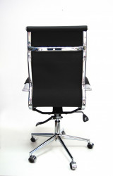 Kancelarijska stolica BOB-R HB L od prave kože - Crna - Img 7