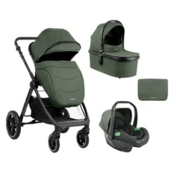 Kikka Boo Kolica Ava 3in1 set sa I-SIZE autosedištem i tvrdom korpom Army Green ( KKB13063 )-1