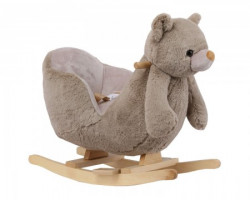 KikkaBoo igračka sa ljuljanjem i sedištem bear beige ( KKB40010 ) - Img 1