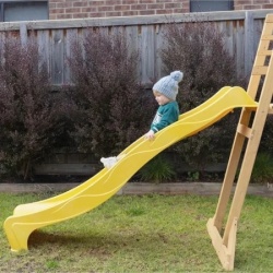 Kinder home Dečija drvena penjalica sa toboganom  ( C440 )-7