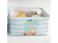 Kinder home sklopiva kutija za odlaganje igračaka i odeće plava ( GH-KK01 ) - Img 3