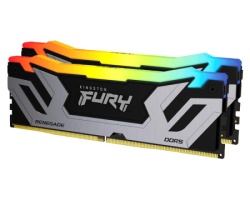 Kingston cudimm ddr5 48gb (2x24gb kit) 8400mt/s kf584cu40rsk2-48 fury renegade silver rgb xmp -2