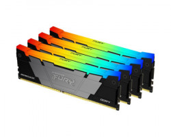 Kingston kf436c18rb2ak4/128 dimm ddr4 128gb (4x32gb kit) 3600mt/s fury renegade rgb black xmp - Img 1