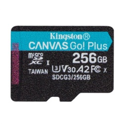 Kingston mem.kart. bez adapt. canvas go! plus microsd 256gb ( sdcg3/256gbsp ) - Img 1