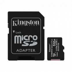 Kingston MicroSD 512GB, canvas select plus, class 10 UHS-I U3 V30 A1 ( SDCS2/512GB )