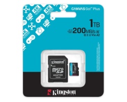 Kingston U3 V30 microSDXC 1TB Canvas Go Plus 200MB/s A2 + adapter SDCG4/1TB  Memorijska kartica -2