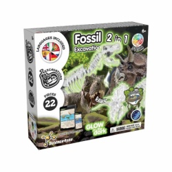Kreativni set za iskopavanje fosila dinosaurusa 2u1 ( 132/37528 )