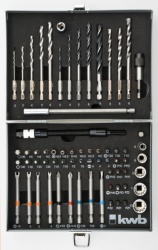 KWB powerbox standard set nastavaka/burgija/nasadnih 67 delova, u koferu ( KWB 49106300 )