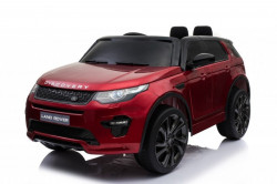 Land Rover Discovery Licencirani Auto na akumulator sa kožnim sedištem i mekim gumama - Crveni - Img 1