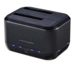 Lc power dock-u3-iii usb3.0 2x2.5/3.5" hdd/ssd black Hdd docking ( 14745 )