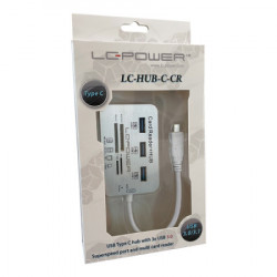 LC-Power USB HUB 3 port LC-HUB-C-CR USB-C - 3xUSB 3.0/card reader - Img 2