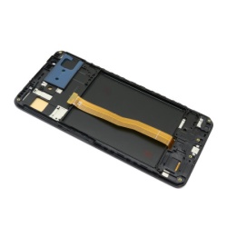 Lcd za samsung a750f galaxy a7 + frame + touchscreen black oled ( LCD9066 )-2