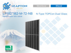 Leapton Energy lp182*182-m-72-nb solarni panel 580W, N-TypeBifacial, 300mm kabl ( LP182182M72NB-BF )