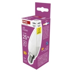 Led sijalica classic candle 2,2w(25w) 250lm e14 nw emos zq3e03 ( 3813 )