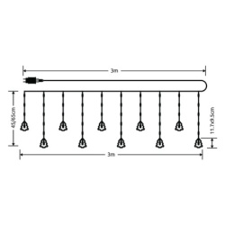 LED svetleći niz "jelke"   ( ML-C3004 )-2