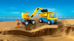 Lego Građevinski kamioni i kran sa kuglom ( 60391 ) - Img 9