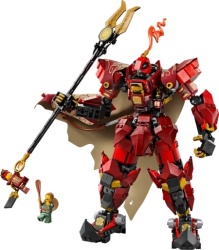 Lego ninjago the fire knight mech ( LE71846 )