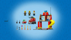 Lego Vatrogasna stanica i vatrogasno vozilo ( 60375 ) - Img 13