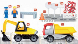 Lena set sa građevinskim vozilima i figuricama ( 850402 ) - Img 3