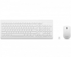 Lenovo 510 Wireless Combo Keyboard and Mouse White US English 103P ( GX30W75336 )  - Img 2