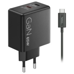 Lenovo Dual USB-C 65W GaN punjač crni ( G0A6065BEU )