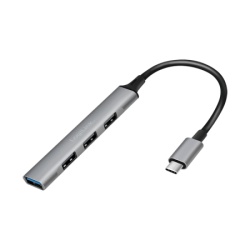 Logilink hub type c ultra slim, 4 x usb-a, aluminimum ( 6584 )