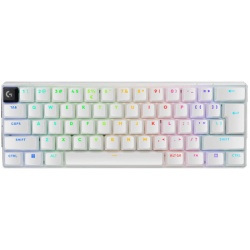 Logitech g pro x 60 lightspeed Wireless Gaming Keyboard (Tactile) - WHITE  ( 920-011930 ) -1