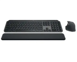 Logitech mx keys s bežIčna tastatura + miš combo graphite us-2