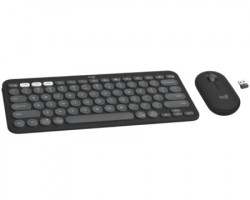 Logitech Pebble2 Wireless Combo US tastatura + miš crna - Img 5