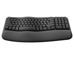 Logitech Wave Bluetooth ergonomic keyboard - GRAPHITE - US ( 920-012334 ) -2