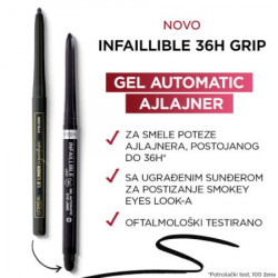 Loreal inf grip gel ajlajner 006 electric blu ( 1100029015 )  - Img 2